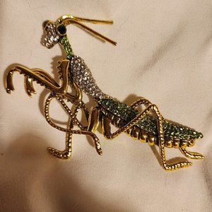 praying mantis pin
